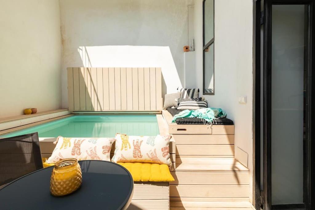 Appartement Cozy Loft Patio+Pool +Wifi à Valence Extérieur photo